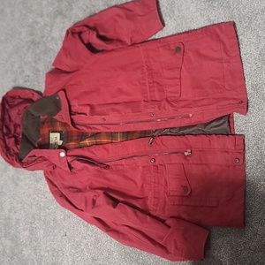 Pacific Trail Red Large Women's Coat